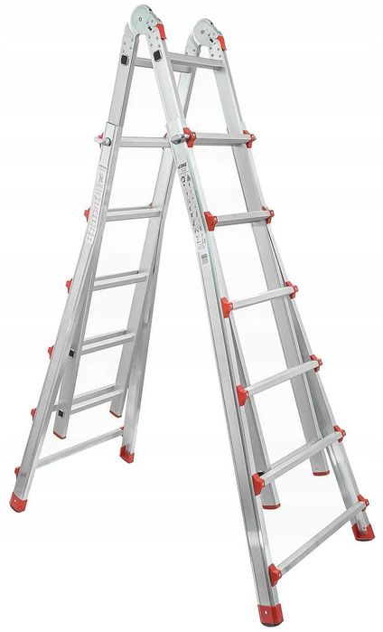 DRABINA WIELOFUNKCYJNA Przegubowa Składana Mocna 150KG 4x6 VERKE