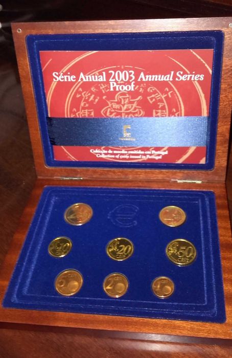 Série Anual de Moedas Correntes 2002 e 2003 (PROOF)