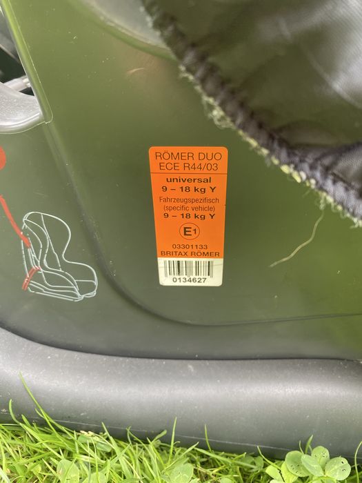Автокрісло britax romer 9-16 кг