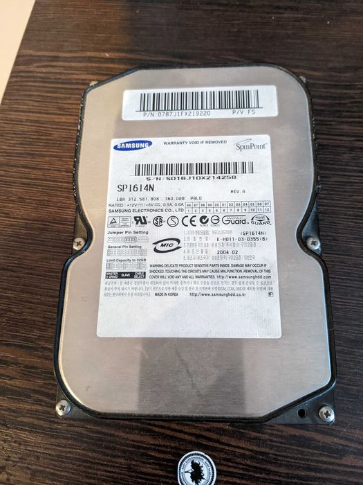 Dysk twardy Samsung 160 GB