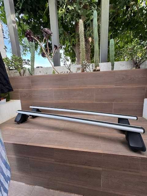 Barras de tejadilho Audi A4 Avant/VW Golf/Peug 2008/Dacia Duster/univ