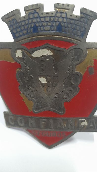 Seguros Confiança Placa Esmaltada