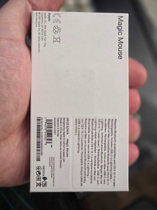 Миша Apple Magic Mouse MK2E3ZM/A біла
