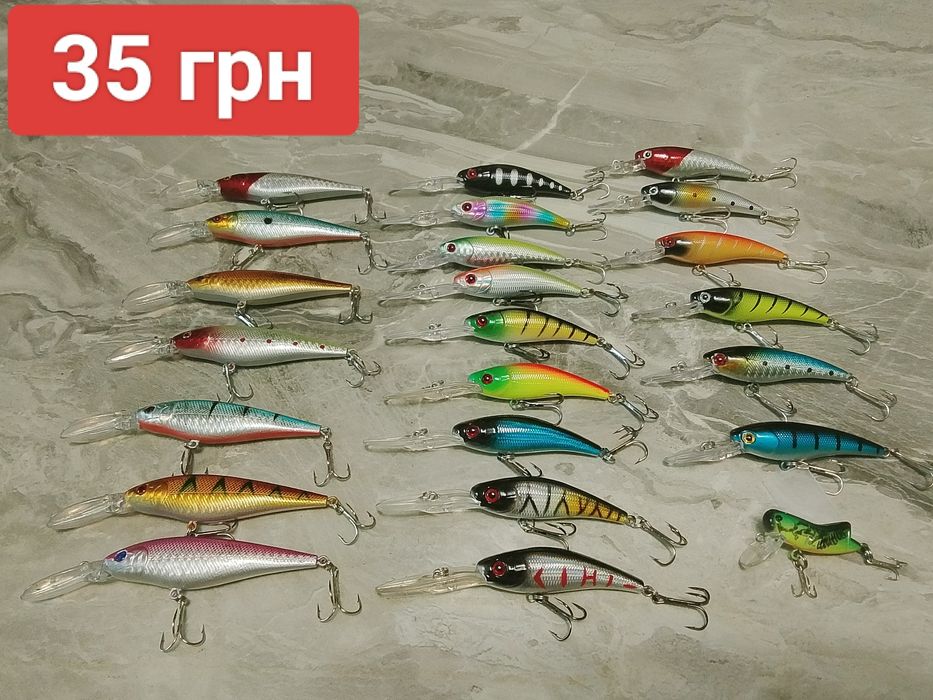 Воблер для риболовлі. Нові. Дивись фото.