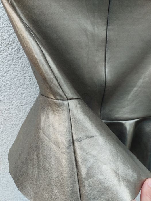 Spódniczka Mohito złota z baskinką XS/34