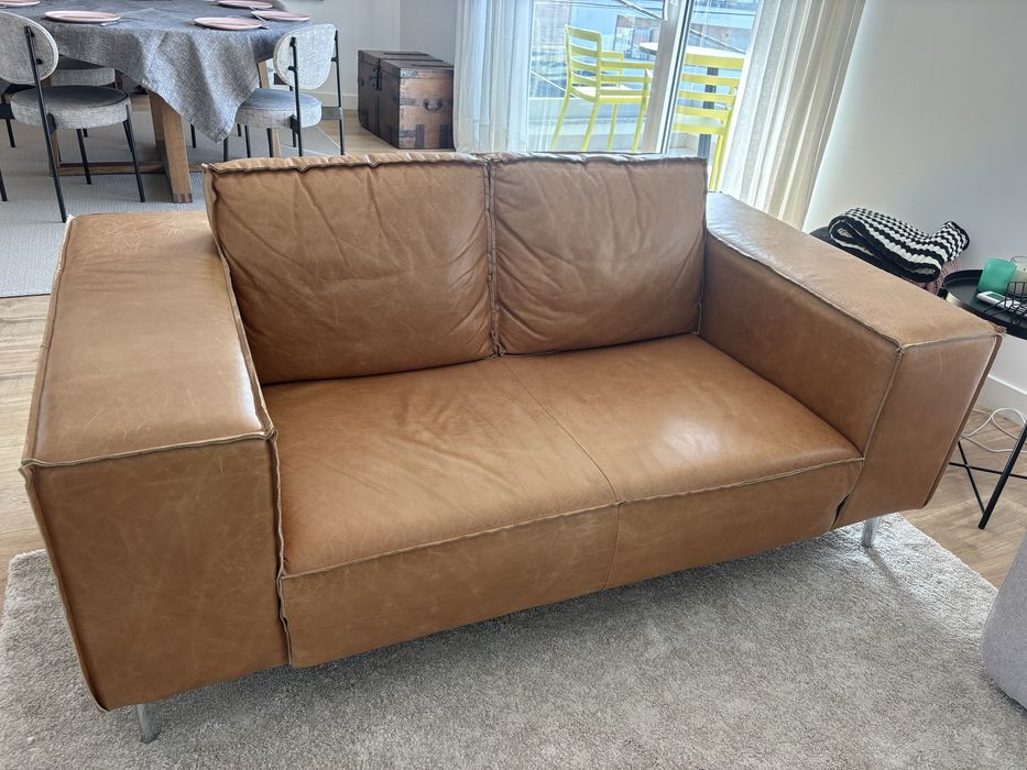 Sofa Kinda em pele genuina