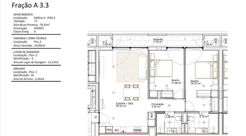 T2 Novo a 300m da estação de Metro Nasoni