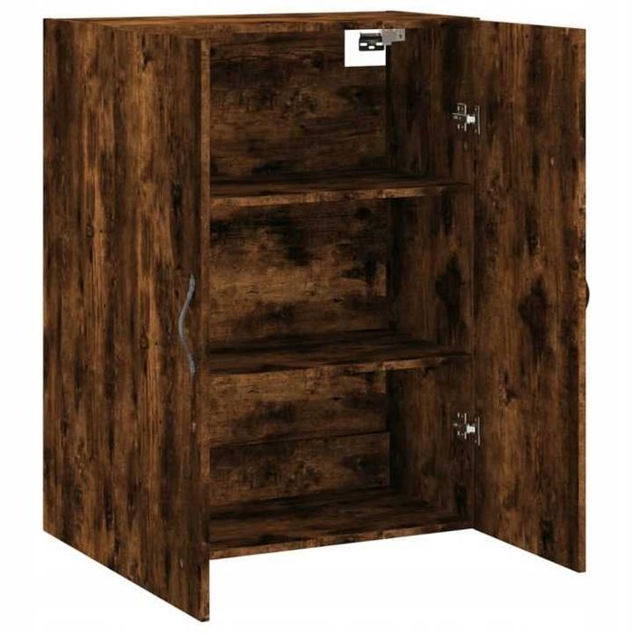 Szafka wisząca przydymiony wędzony dąb 90x69,5x34 cm vidaXL