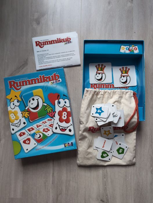 Rummikub junior, gra dla 3 -7 lat, stan idealny