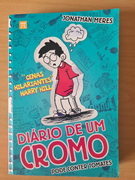livro juvenil "Diário de um Cromo" de Jonathan Meres