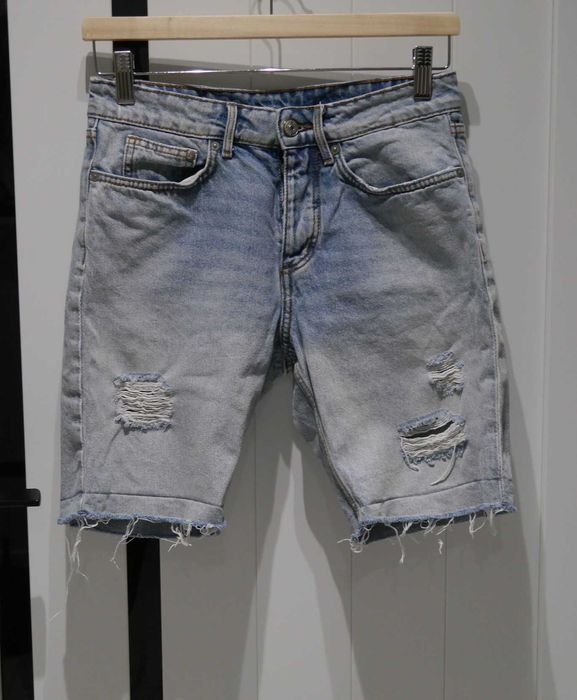 H&M świetne spodnie dziury 32 XXS