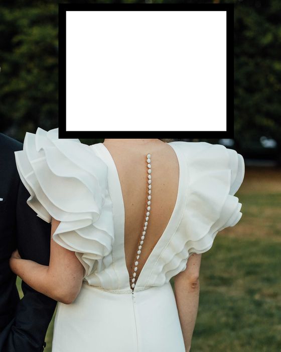 Suknia ślubna - model Woolf - Pronovias - rozmiar 36 + welon gratis