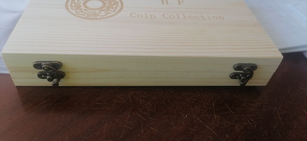 Caixa para moedas 2 euros