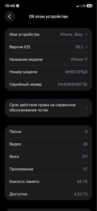 Айфон 11 на 64 гб