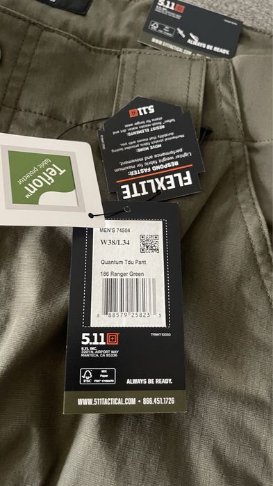 Штани 5.11 tactical Quantum TDU Pant розмір 34/34