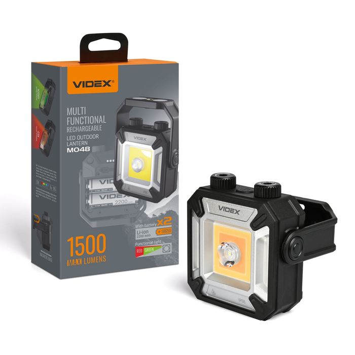 Універсальний Прожектор/Ліхтарик VIDEX VLF-M048 1500Lm 2700\5000Kelvin