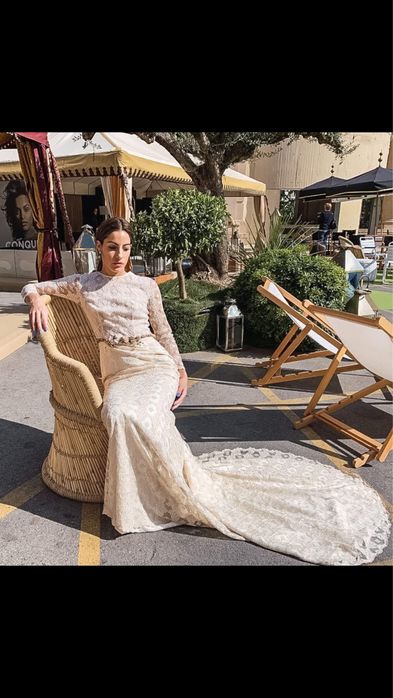 Vestido de noiva Nuribel, tamanho 38