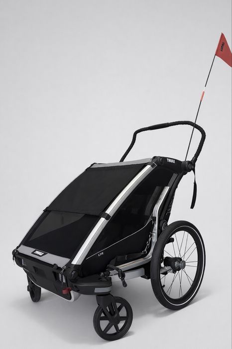 THULE Chariot Lite 2 Przyczepka Rowerowa Wózek 2 miejsca AGAVE - BLACK