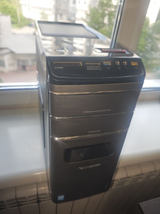 Стационарный компьютер Lenovo + монитор LG 21,5''+ клавиатура, мышь