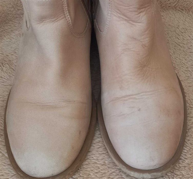 LEWSKI kozaki ażurowe, laserowo wycinane, skóra naturalna, rozm. 38