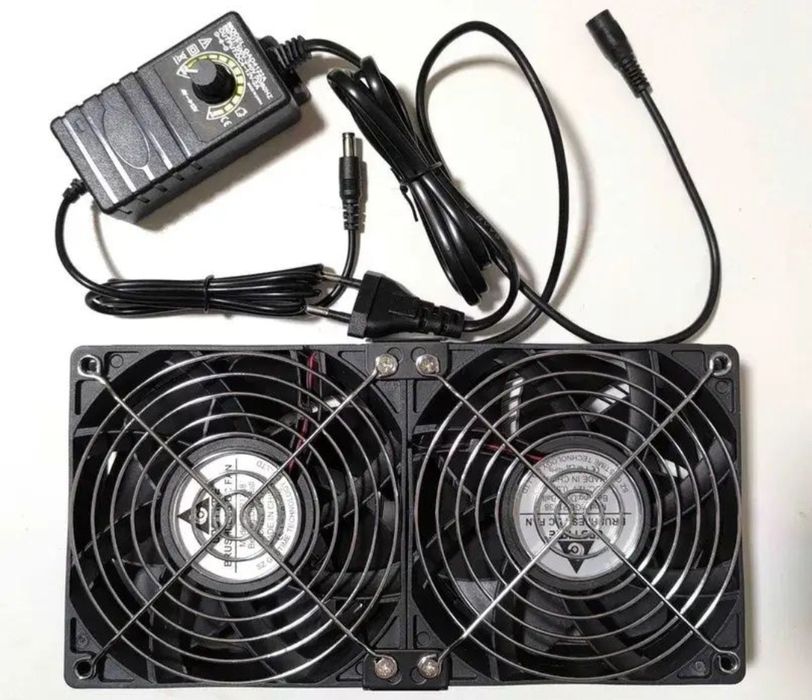 Подвійний кулер 120х38 мм Gdstime Brushless DC Fan GDA1238