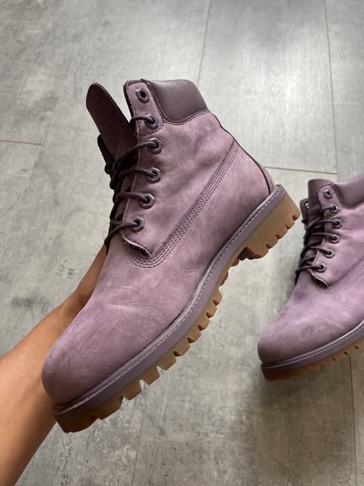 Okazja Buty Zimowe Timberland 6 inch premium fioletowe