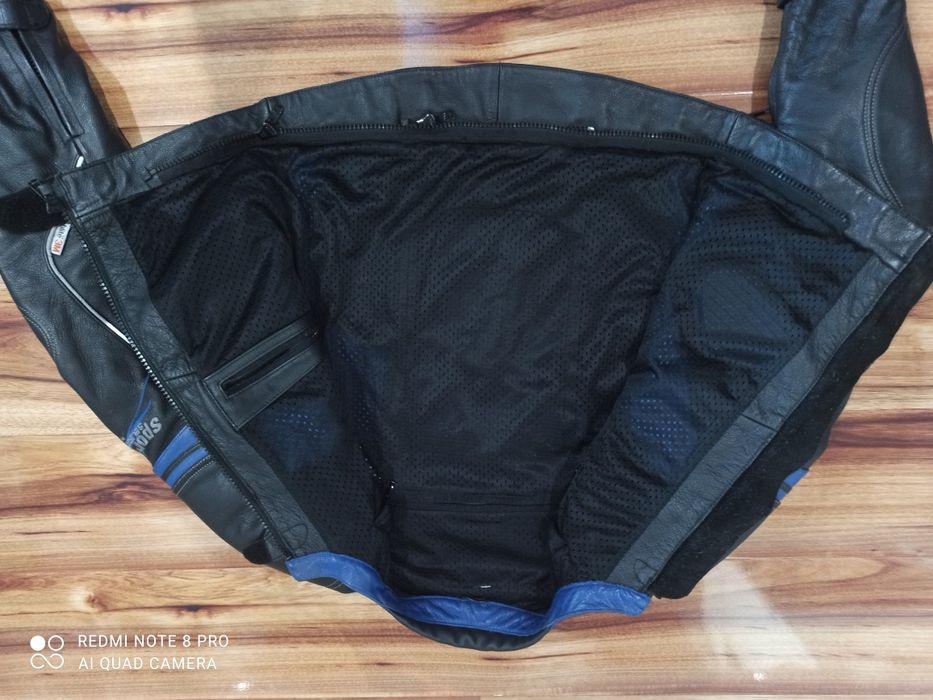 POLO Kurtka motocyklowa na motor skórzana męska rozm.M. OKAZJA!!!