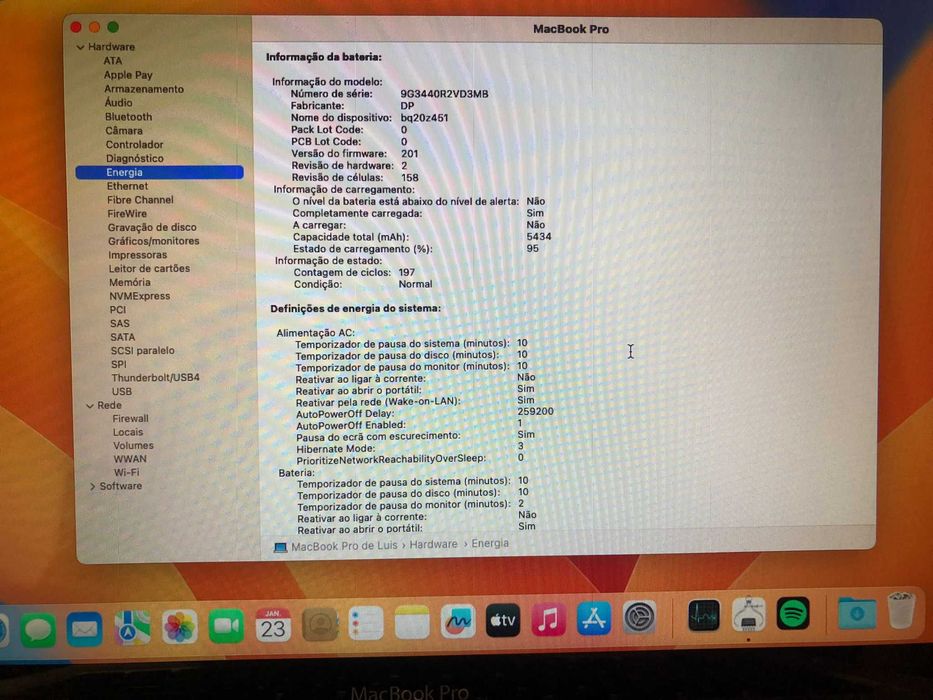 MacBook Pro 13" intel i7 SSD 500GB com Bateria Excelente