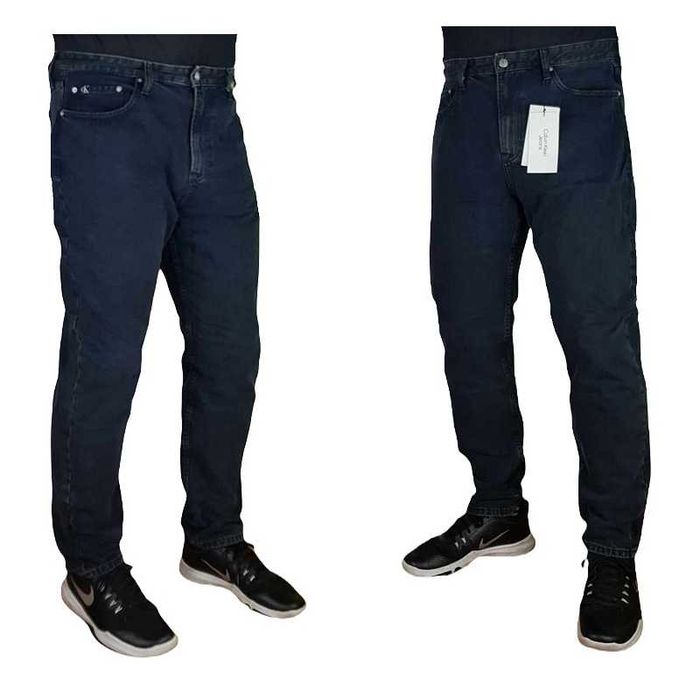 Męskie jeansy Calvin Klein Jeans Regular J30J322406 nowe czarneW36/L32