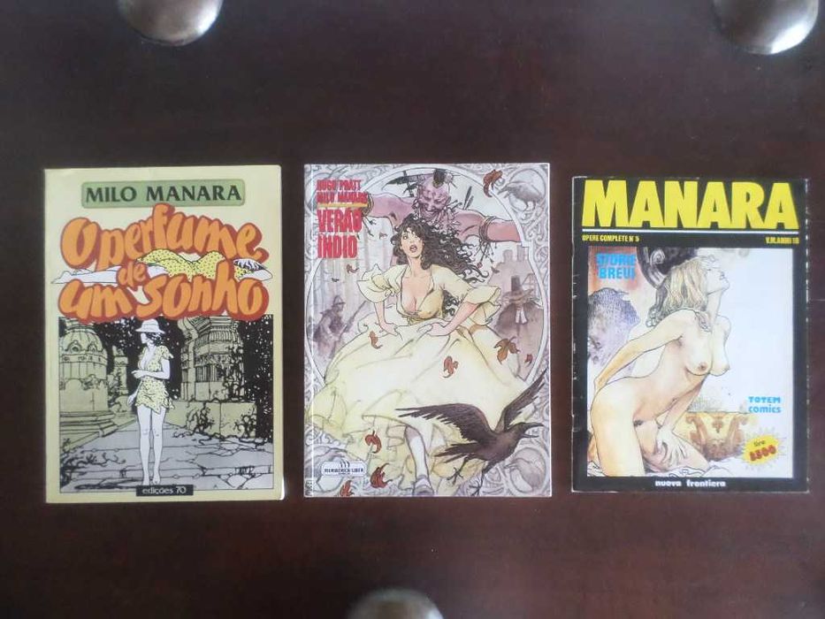 BD para adultos, Milo Manara e outros
