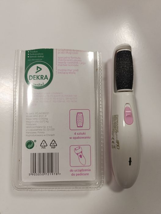 Urządzenie do pedicure + rolki