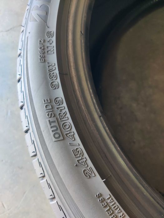 Bridgestone Potenza RE980AS 1шт R19 245/40 шина всесезонна