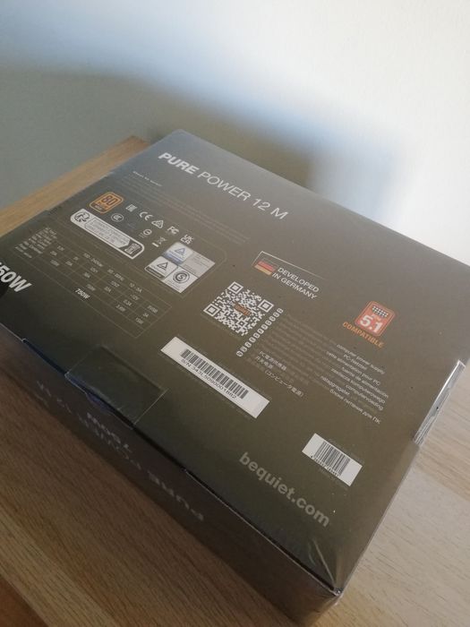 Fonte de alimentação Bequiet 12M 750W