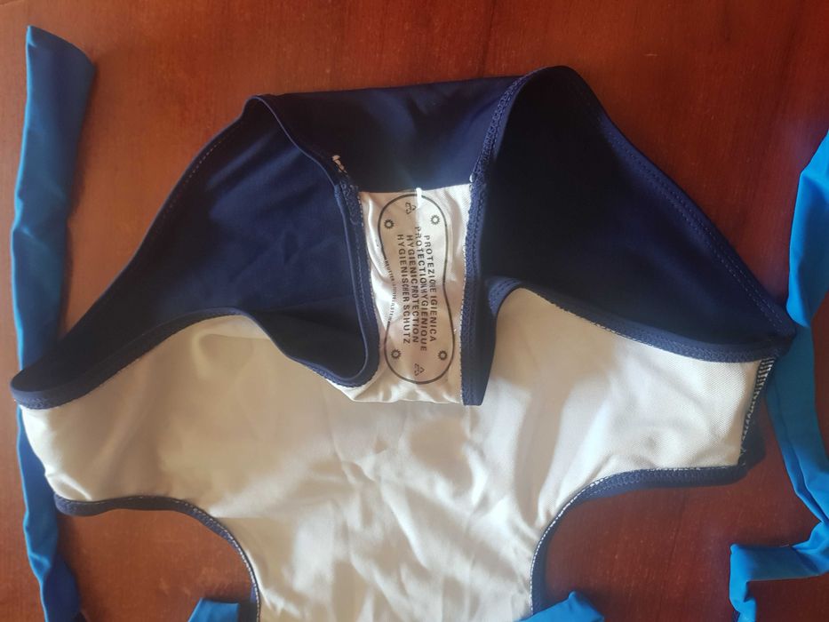 fatos de banho novos senhora, M, triquini azul
