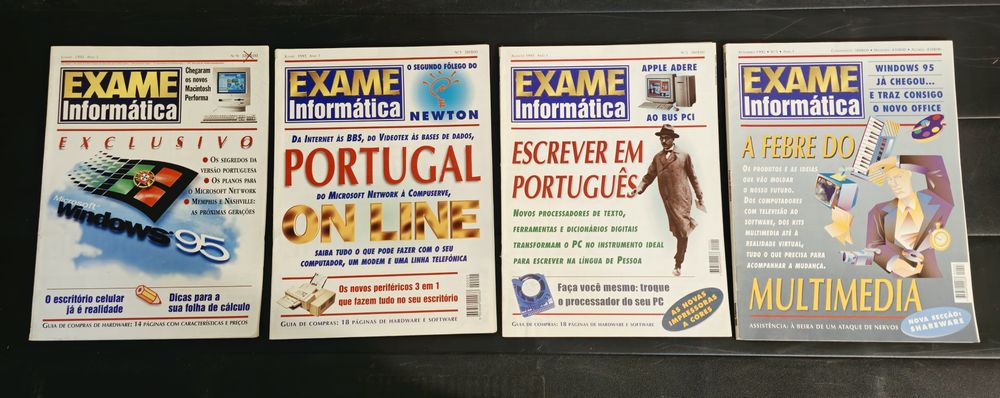COLEÇÃO HISTÓRICA EXAME INFORMÁTICA — N.º 1 AO 344 + Suplementos e  CD/DVD Originais
