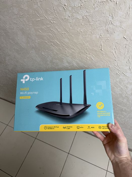 Wi-Fi роутер TP-Link TL-WR940N N450, вживаний 3 місяці