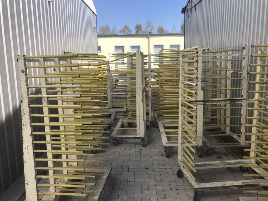 Wózki lakiernicze wozek lakierniczy stojak używane solidne regał