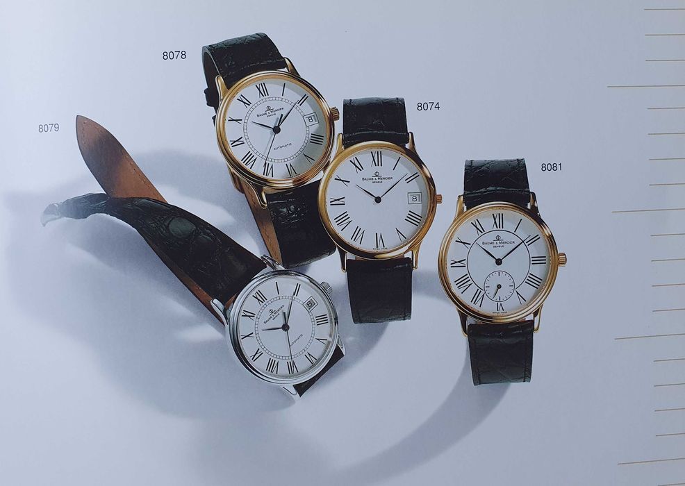 BAUME & MERCIER - Catálogo / Livro Oficial de Relógios - vintage