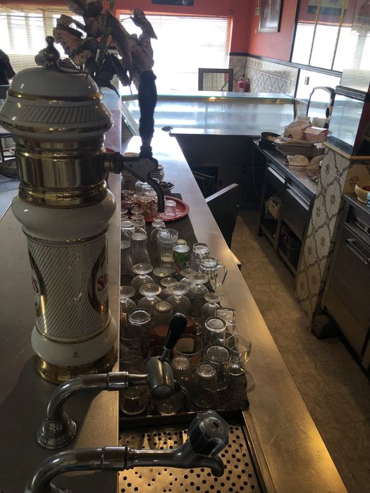 Balcão de Café/Bar em Inox e granito