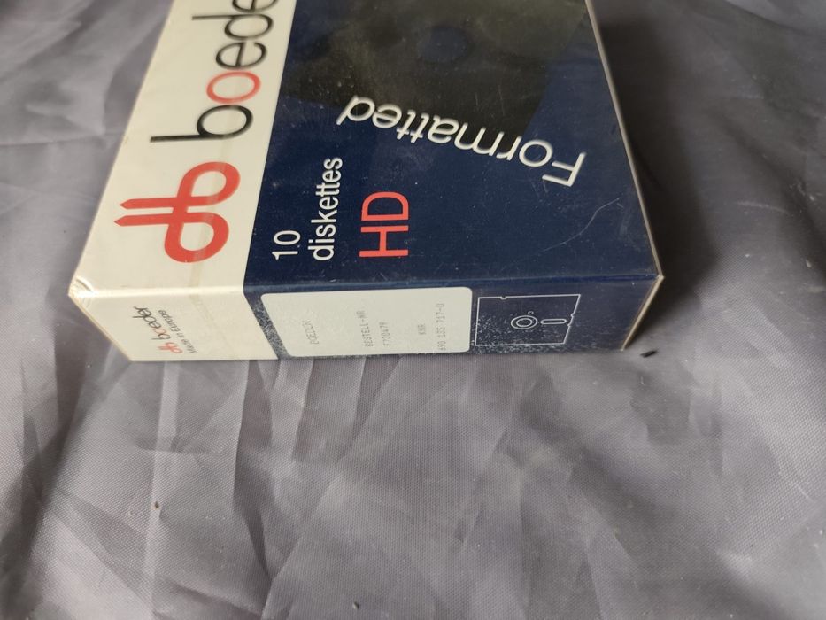 10 Nowych Dyskietek Boeder 5.25 zafoliowane