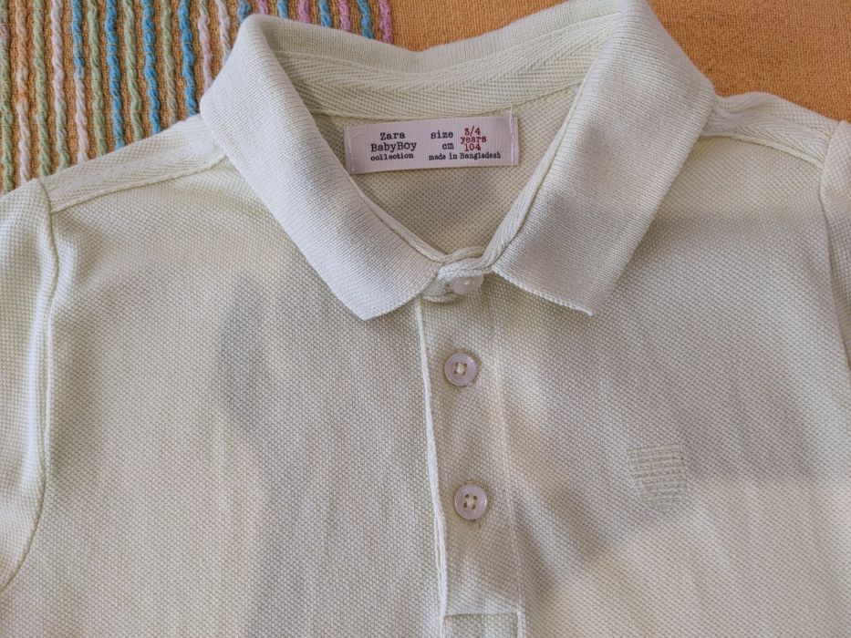 Polo em piqué para menino