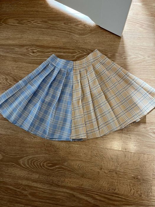 Spódniczka plisowana dwukolorowa