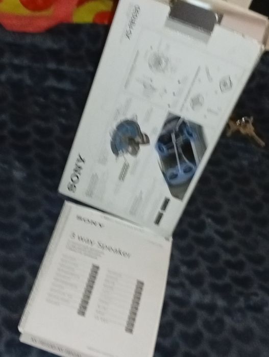 Par de Colunas Sony para carro novas em caixa
