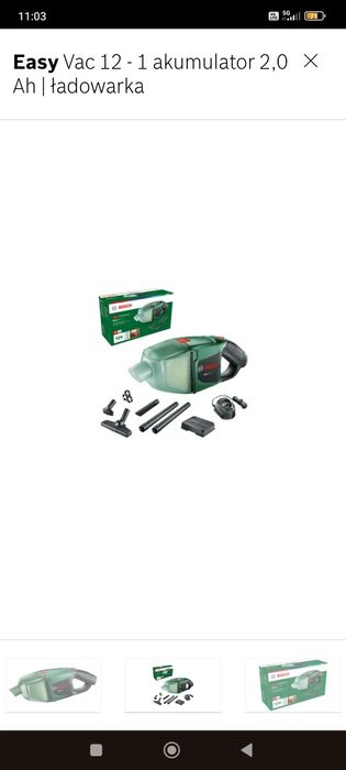 akumulatorowy odkurzacz ręczny Bosch EasyVac 12.