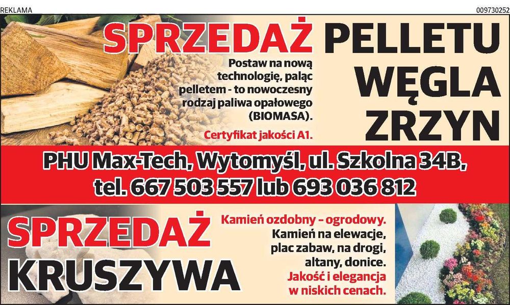 Kamień grys granit Ozdobny ogrodowy drogowy Elewacje Dalmatyńczyk