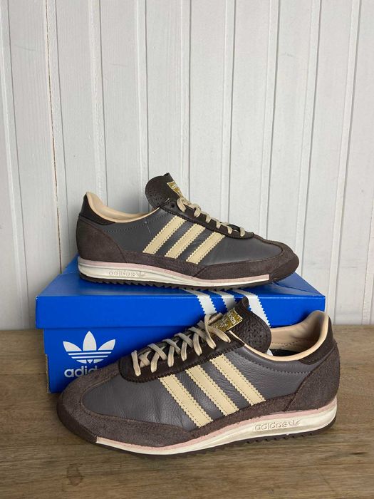 Używane buty Adidas SL 72 brązowe org skórzane 38