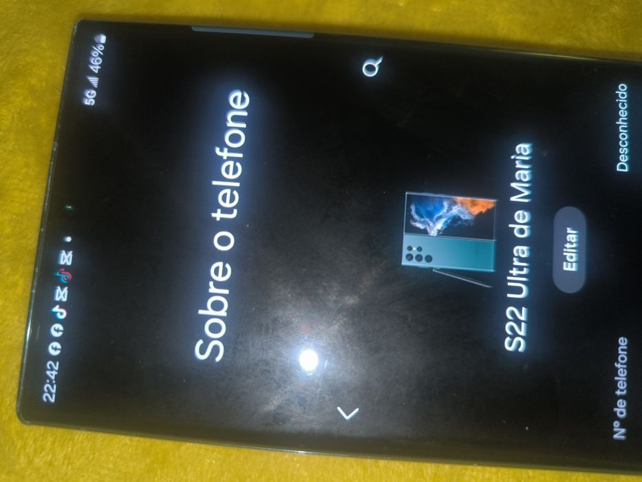 Telemóvel Samsung Galaxy 22 ultra