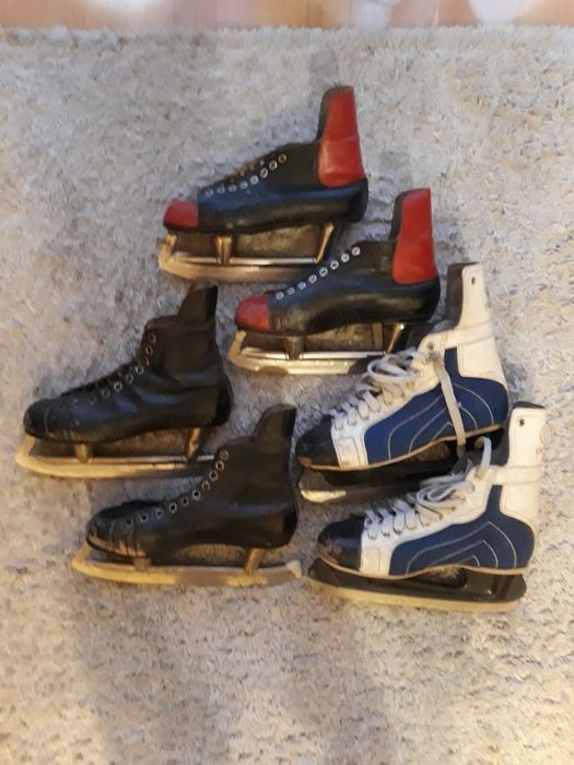 Łyżwy hokejowe łyżwy skórzane ruskie zssr cccp