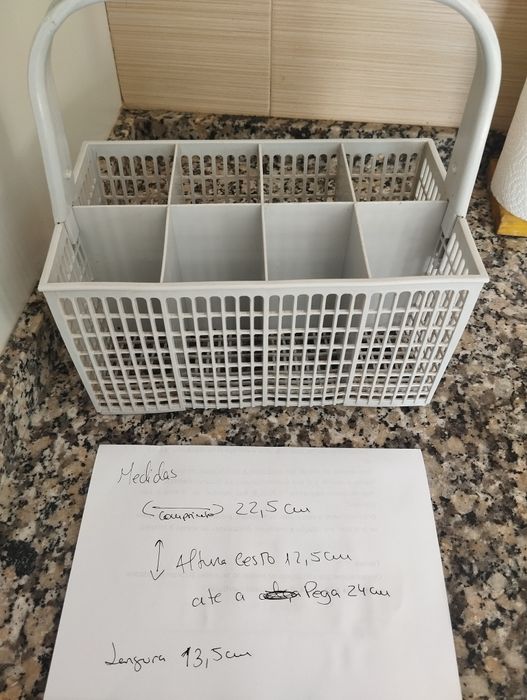 Cesto talheres maquina lavar loiça