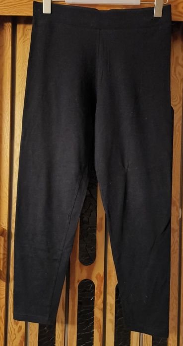 Czarne, bawełniane leginsy, rozm S/M
